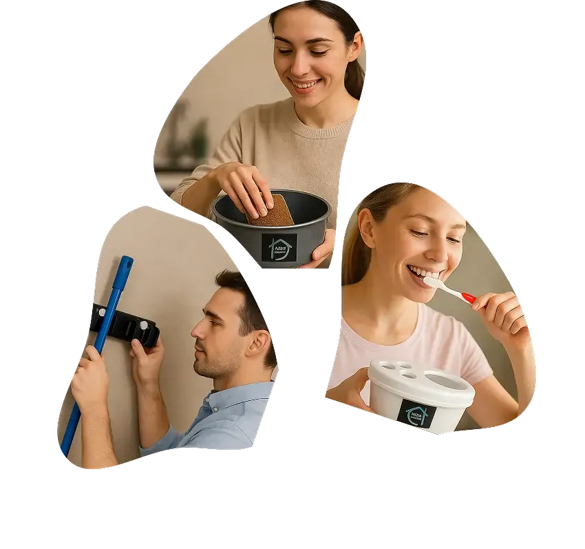 Personas usando productos de Marbu Home